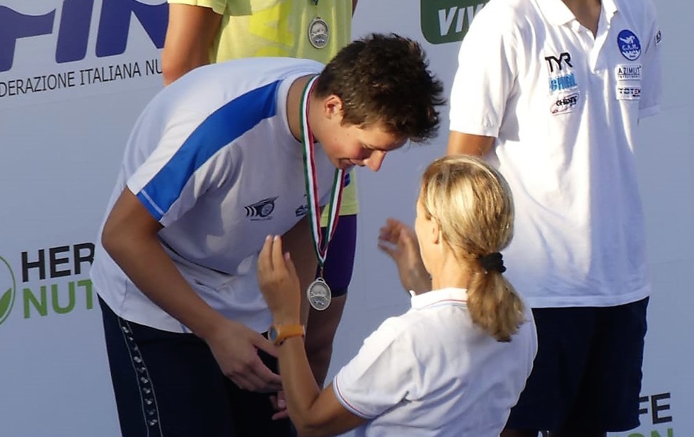 Michele Busa è argento ai nazionali juniores di nuoto